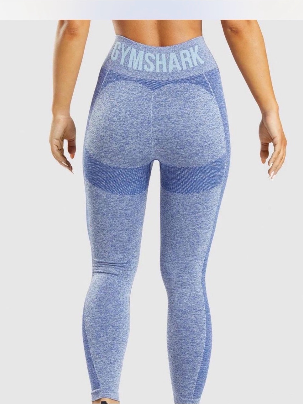 Gymshark Light Blue Seamless High-Waist Sculpt Leggings